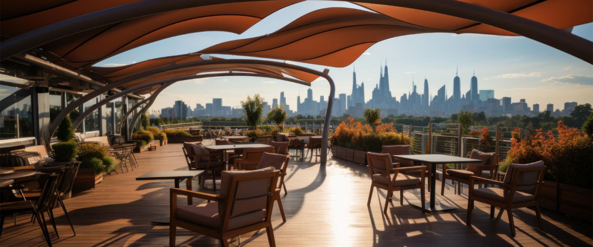 Čelične konstrukcije | Nadstrešnica za terasu kafića